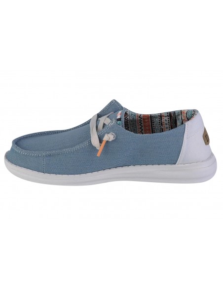 Hey Dude Wendy Γυναικεία Μοκασίνια σε Γαλάζιο Χρώμα 40054-4MH