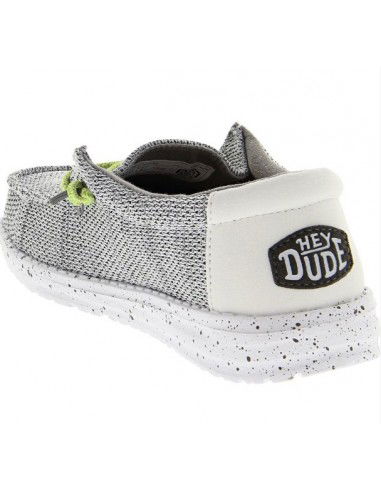 Hey Dude Ανατομικά Παιδικά Μοκασίνια Γκρι 40049-1KA