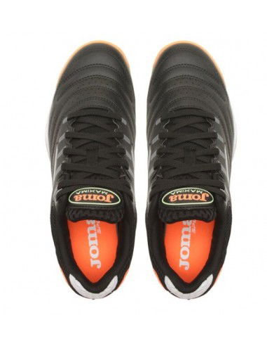 Joma Maxima 2301 IN MAXS2301IN Χαμηλά Ποδοσφαιρικά Παπούτσια Σάλας Μαύρα