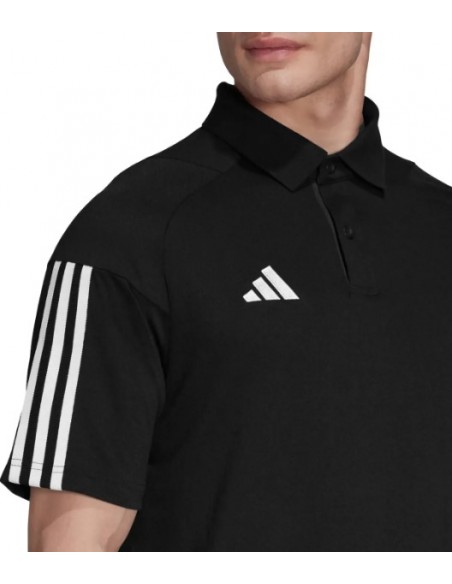 Adidas Tiro 23 Competition Ανδρικό T-shirt Κοντομάνικο Polo Μαύρο HK8051
