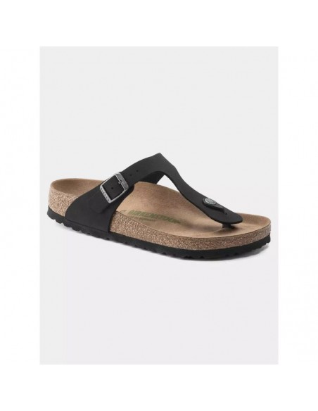 Birkenstock Gizeh Γυναικεία Σανδάλια Ανατομικά σε Μαύρο Χρώμα