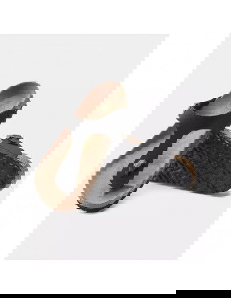 Birkenstock Gizeh Γυναικεία Σανδάλια Ανατομικά σε Μαύρο Χρώμα