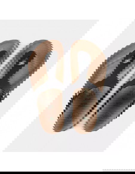 Birkenstock Gizeh Γυναικεία Σανδάλια Ανατομικά σε Μαύρο Χρώμα