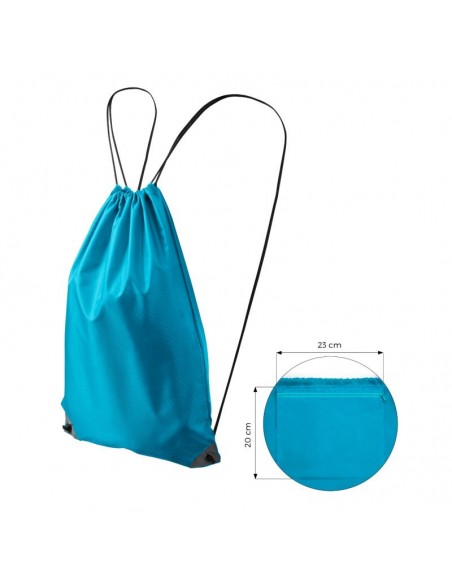 Malfini MLI-91244 Τσάντα Πλάτης Γυμναστηρίου Μπλε