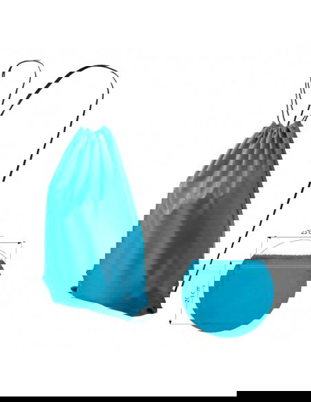 Malfini MLI-91244 Τσάντα Πλάτης Γυμναστηρίου Μπλε