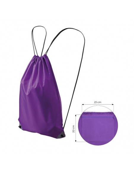 Malfini MLI-91264 Τσάντα Πλάτης Γυμναστηρίου Μωβ