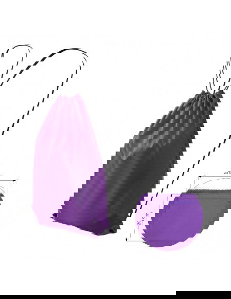 Malfini MLI-91264 Τσάντα Πλάτης Γυμναστηρίου Μωβ