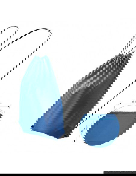 Malfini MLI-91214 Τσάντα Πλάτης Γυμναστηρίου Μπλε