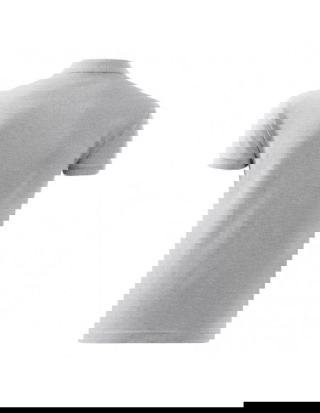 Malfini Cotton M MLI21203 polo shirt light gray melange