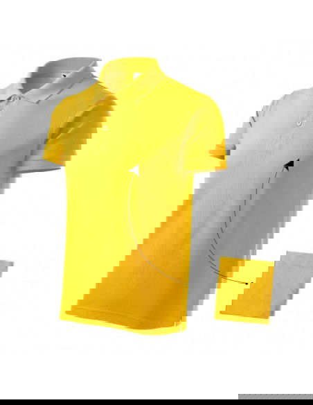 Polo shirt Malfini Cotton M MLI21204 yellow