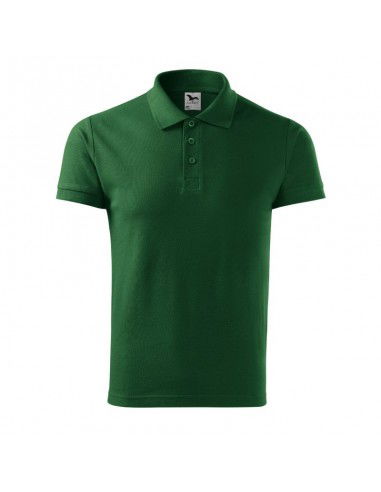 Malfini Cotton M MLI21206 polo shirt bottle green