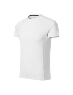 Malfini Ανδρικό Διαφημιστικό T-shirt Κοντομάνικο σε Λευκό Χρώμα MLI-17500