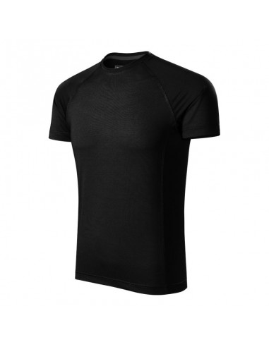 Malfini Ανδρικό Διαφημιστικό T-shirt Κοντομάνικο σε Μαύρο Χρώμα MLI-17501
