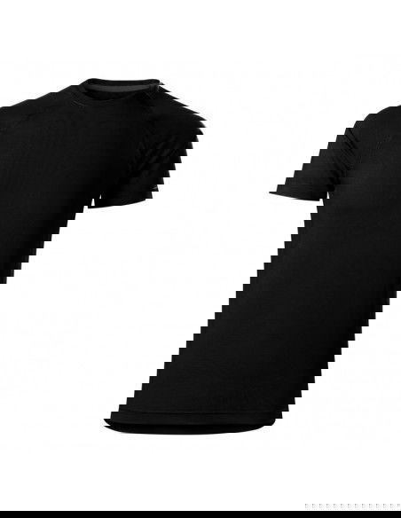 Malfini Ανδρικό Διαφημιστικό T-shirt Κοντομάνικο σε Μαύρο Χρώμα MLI-17501