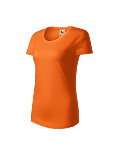 Malfini Ανδρικό Διαφημιστικό T-shirt Κοντομάνικο σε Πορτοκαλί Χρώμα MLI-17111