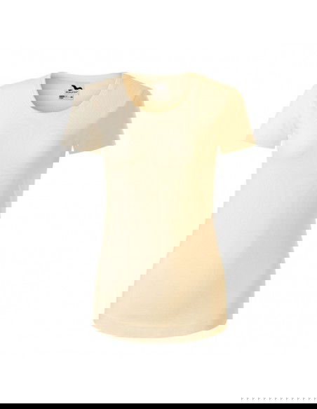 Malfini Ανδρικό Διαφημιστικό T-shirt Κοντομάνικο σε Μπεζ Χρώμα MLI-17121