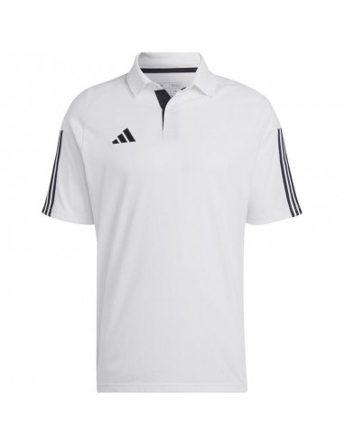 Adidas Tiro 23 Competition Ανδρικό T-shirt Κοντομάνικο Polo Λευκό IC4575