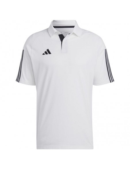 Adidas Tiro 23 Competition Ανδρικό T-shirt Κοντομάνικο Polo Λευκό IC4575