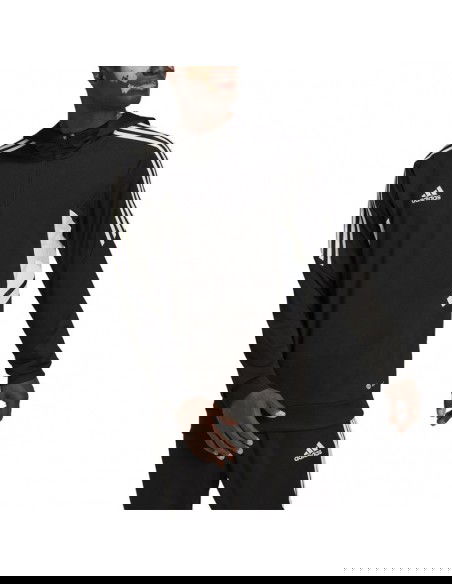 Adidas Condivo 22 Half-Zip Ανδρικό Φούτερ με Κουκούλα Μαύρο HD7006