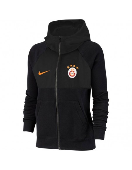 Nike Παιδική Ζακέτα Φούτερ Μαύρη Sportswear Full-Zip Hoodie DA1686-010