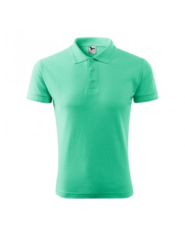 Malfini Ανδρικό T-shirt Κοντομάνικο Polo Πράσινο MLI-20395