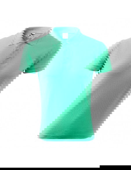 Malfini Ανδρικό T-shirt Κοντομάνικο Polo Πράσινο MLI-20395