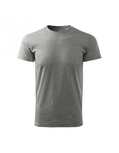 Malfini Basic Ανδρικό Διαφημιστικό T-shirt Κοντομάνικο σε Γκρι Χρώμα MLI-F2912