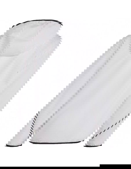 Adidas Παιδικό Casual Μπουφάν Κοντό Αντιανεμικό με Κουκούλα Λευκό Tiro 23 League IA1621