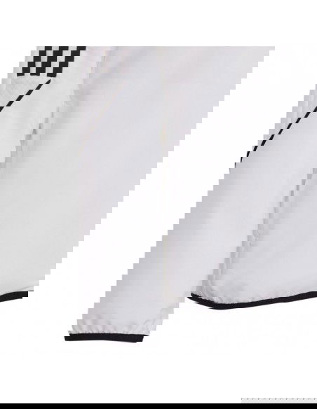 Adidas Παιδικό Casual Μπουφάν Κοντό Αντιανεμικό με Κουκούλα Λευκό Tiro 23 League IA1621