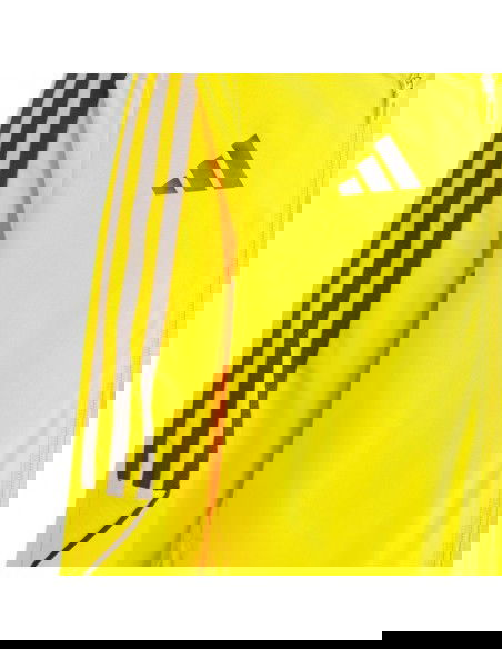 Adidas Παιδικό Casual Μπουφάν Κοντό Αντιανεμικό με Κουκούλα Κίτρινο Tiro 23 League IA1622