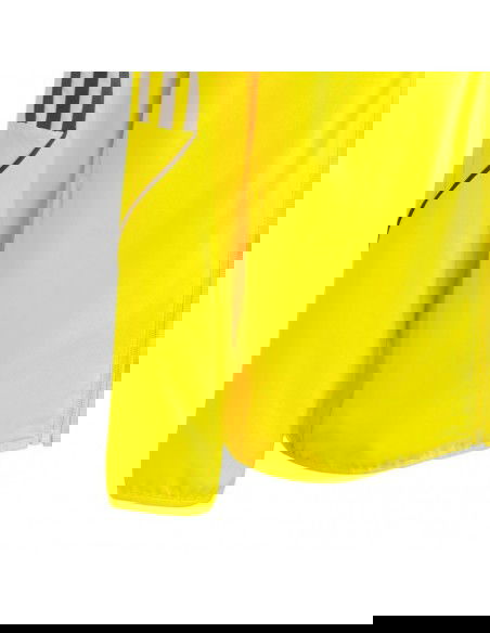 Adidas Παιδικό Casual Μπουφάν Κοντό Αντιανεμικό με Κουκούλα Κίτρινο Tiro 23 League IA1622