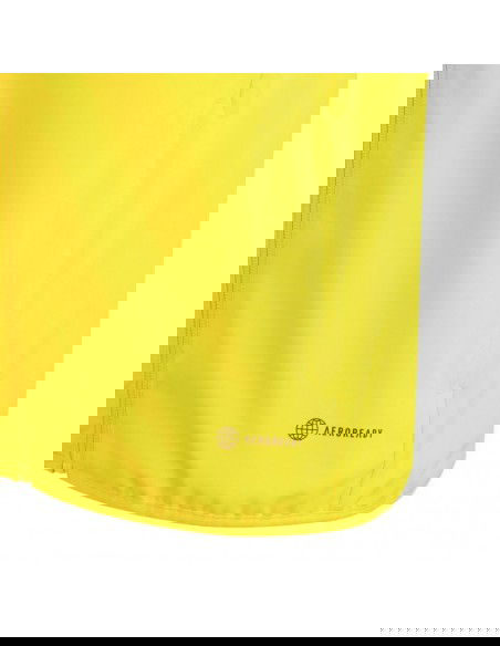 Adidas Παιδικό Casual Μπουφάν Κοντό Αντιανεμικό με Κουκούλα Κίτρινο Tiro 23 League IA1622