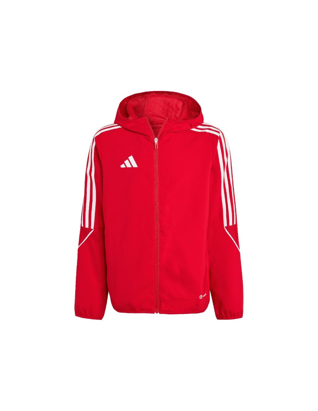 Adidas Παιδικό Casual Μπουφάν Κοντό Αντιανεμικό με Κουκούλα Κόκκινο Tiro 23 League IA1624