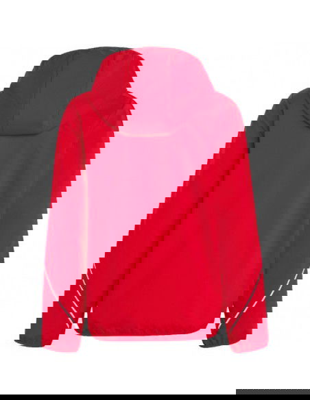 Adidas Παιδικό Casual Μπουφάν Κοντό Αντιανεμικό με Κουκούλα Κόκκινο Tiro 23 League IA1624