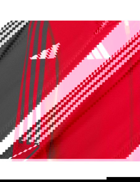 Adidas Παιδικό Casual Μπουφάν Κοντό Αντιανεμικό με Κουκούλα Κόκκινο Tiro 23 League IA1624