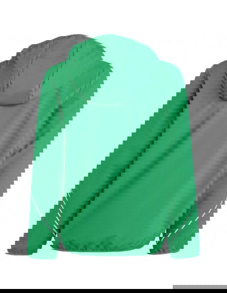 Adidas Παιδικό Casual Μπουφάν Κοντό Αντιανεμικό με Κουκούλα Πράσινο Tiro 23 League IA1625