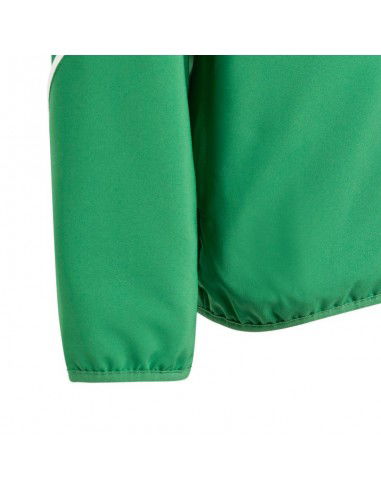 Adidas Παιδικό Casual Μπουφάν Κοντό Αντιανεμικό με Κουκούλα Πράσινο Tiro 23 League IA1625