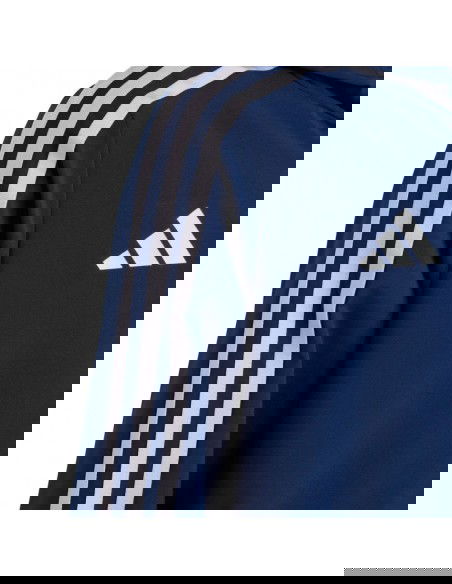 Adidas Παιδικό Αθλητικό Μπουφάν Κοντό Αντιανεμικό με Κουκούλα Navy Μπλε Tiro 23 League IA1627