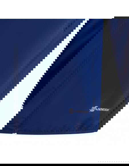 Adidas Παιδικό Αθλητικό Μπουφάν Κοντό Αντιανεμικό με Κουκούλα Navy Μπλε Tiro 23 League IA1627