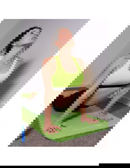 Yakimasport 100453 Στρώμα Γυμναστικής Yoga/Pilates Πράσινο (180x60cm)