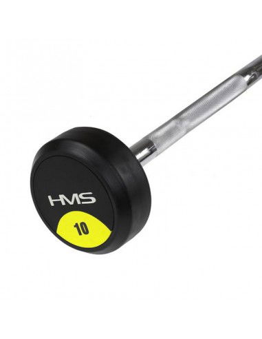 Fixed broken rubber barbell bar HMS GSL10 10 kg