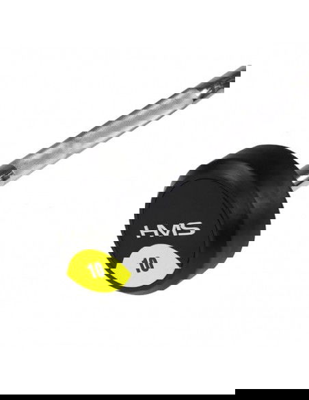 Fixed broken rubber barbell bar HMS GSL10 10 kg