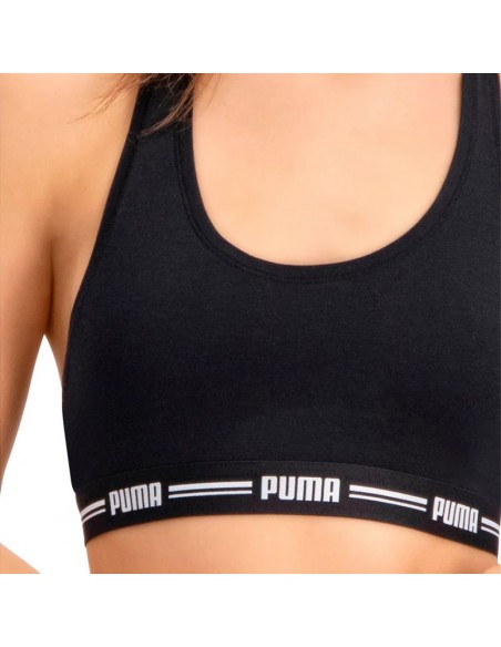 Puma 1p Hang Γυναικείο Αθλητικό Μπουστάκι Μαύρο 907862-04