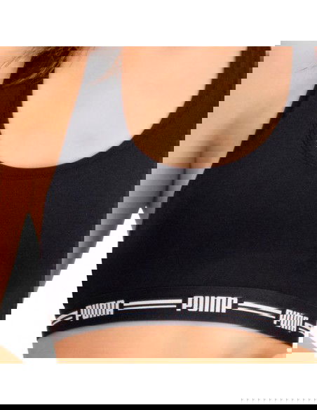 Puma 1p Hang Γυναικείο Αθλητικό Μπουστάκι Μαύρο 907862-04