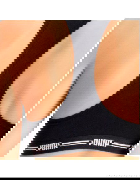 Puma 1p Hang Γυναικείο Αθλητικό Μπουστάκι Μαύρο 907862-04