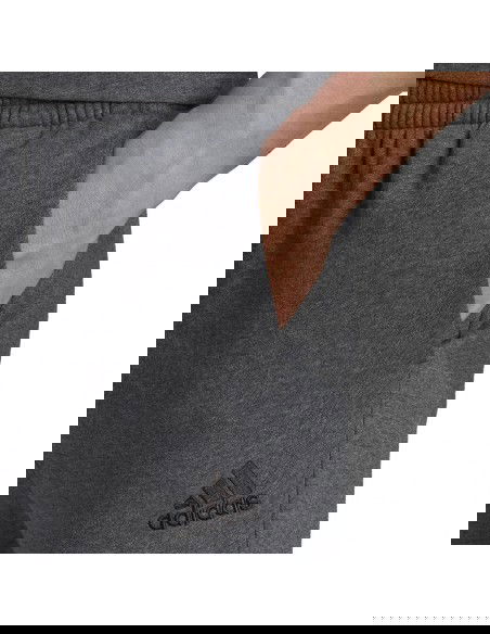 Adidas Παντελόνι Φόρμας με Λάστιχο Fleece Γκρι HL2243
