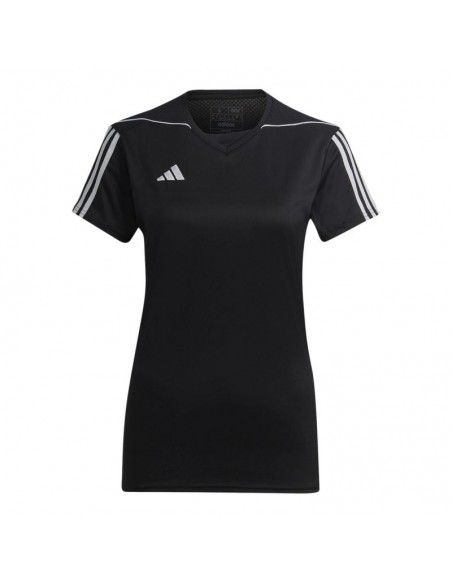 Adidas Tiro 23 League Γυναικείο Αθλητικό T-shirt Fast Drying Μαύρο HR4612