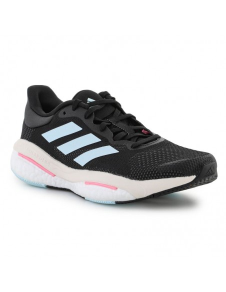 Adidas Solarglide 5 GY3485 Γυναικεία Αθλητικά Παπούτσια Running Core Black / Almost Blue / Beam Pink