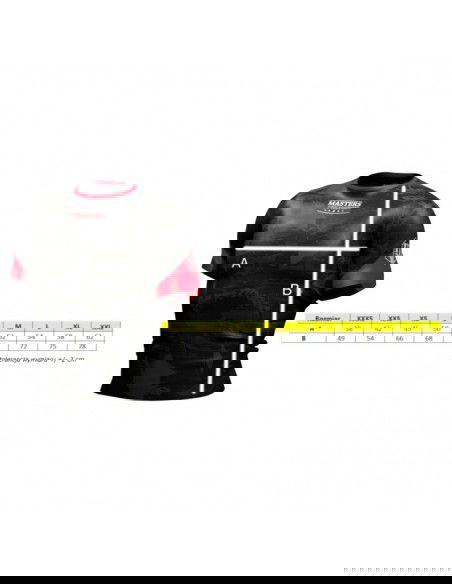 Sport Masters Ανδρική Κοντομάνικη Μπλούζα 045551-M Μαύρη