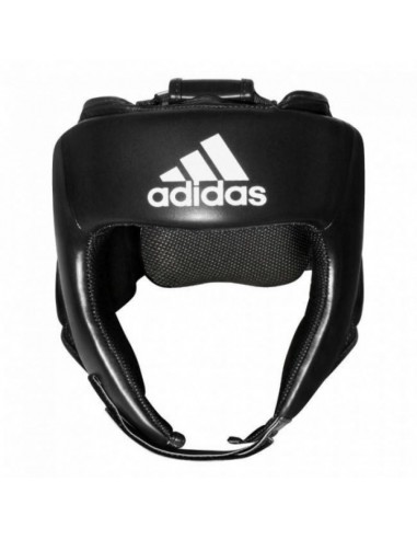 Adidas Hybrid 50 02351 Κάσκα Πυγμαχίας Ενηλίκων Aνοιχτού Τύπου από Συνθετικό Δέρμα Μαύρη